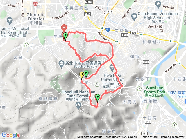 20220115 圓通寺登山步道＋烘爐地-山腰路峭壁