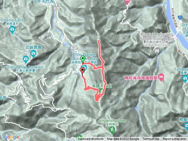 鳳凰山烏土堀天文台下溪頭