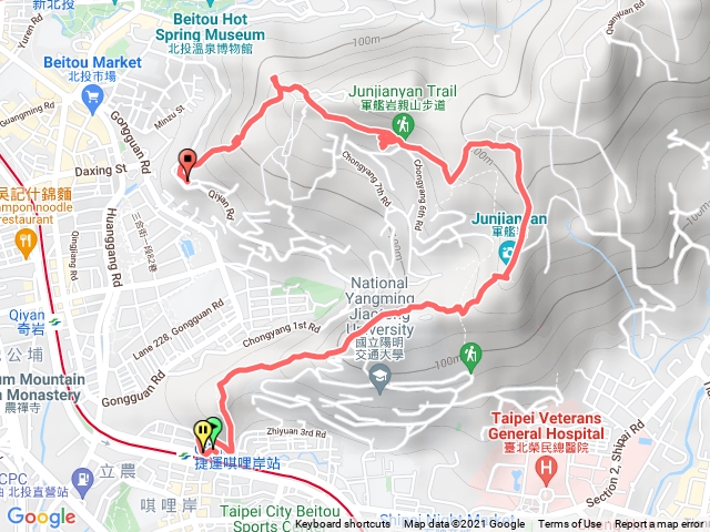 東華公園連走奇岩山、唭哩岸山、軍艦岩、照明寺、丹鳳山