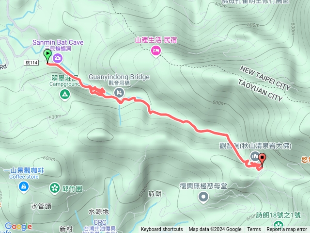 三民蝙蝠洞、觀音洞步道預覽圖