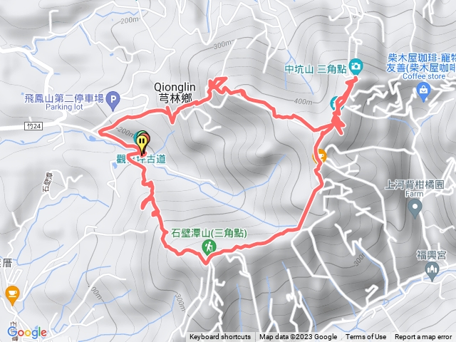 0~2800石壁潭山、中坑山、飛鳳山環狀一趟
