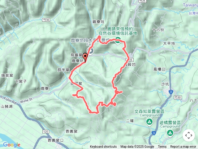 鹿寮坑群山之下回(竹26東側)