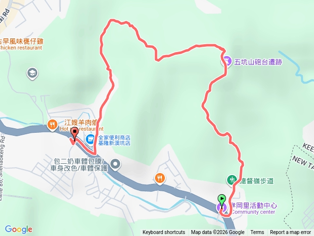 基隆總督嶺步道五坑山預覽圖