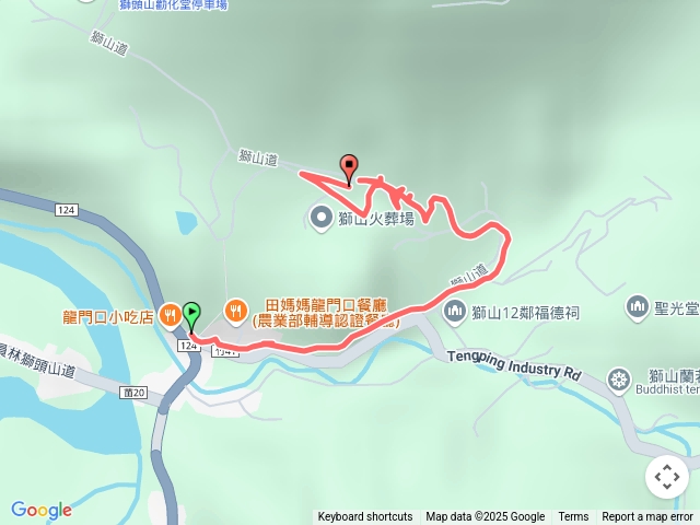 田美煤礦(地主把礦區圍起來，只能看坑口那一側遺跡)