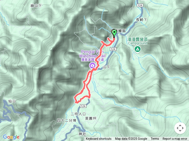 蓬萊溪護魚步道