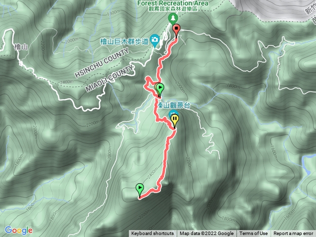 2022.8.6 榛山三角點下山