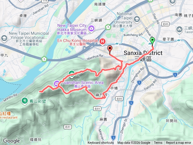 2026-09-13三鶯線三峽站-鳶尾山步道-鳶山-光復大鐘 順時針o型預覽圖