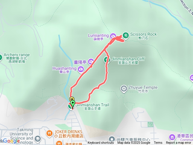 金面山（大岩壁）