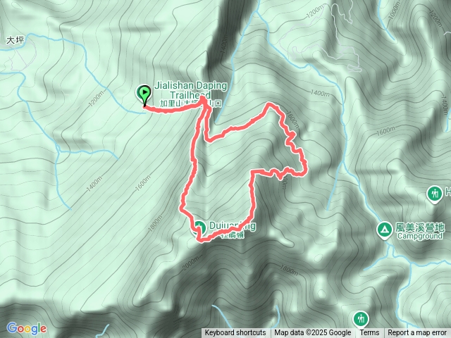 加里山大坪登山口