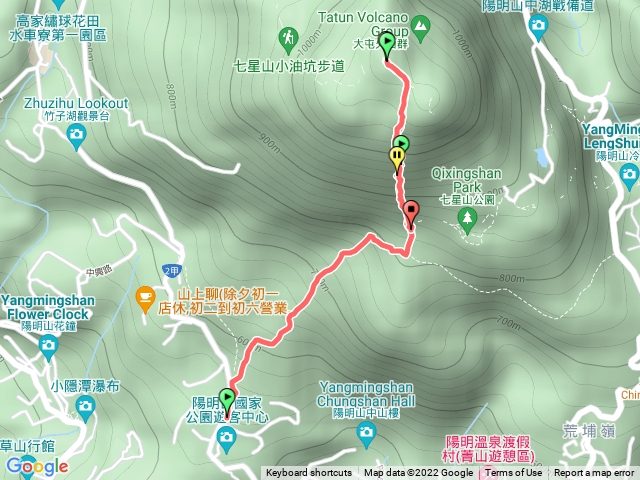 七星山苗圃登山口
