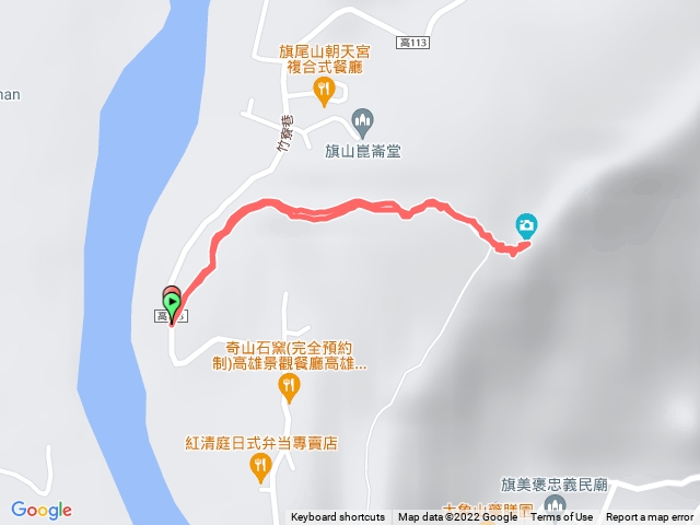 旗尾山第三登山口