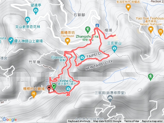 銀河洞-貓空-鵝角格山-銀河洞