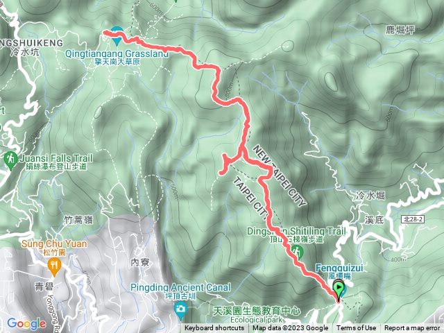 風擎步道來回 + 北五指山、高頂山