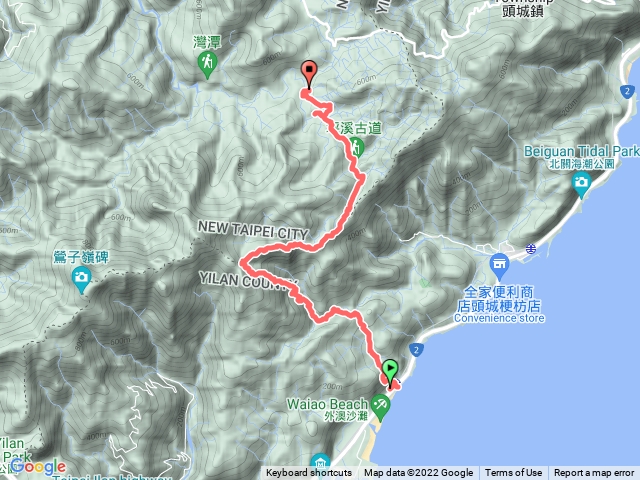 石空古道→太和山步道→坪溪古道