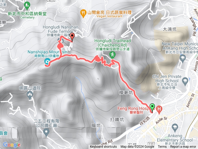 烘爐地柴埕路登山步道