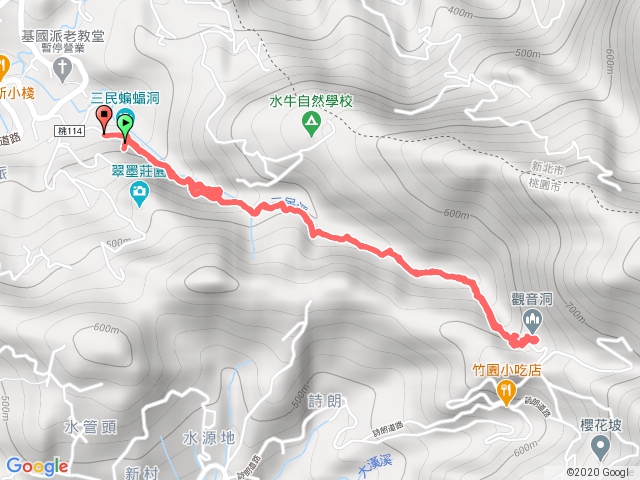 三民蝙蝠洞、觀音洞瀑布步道