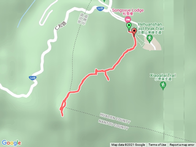 合歡山東峰杜鵑花盛開