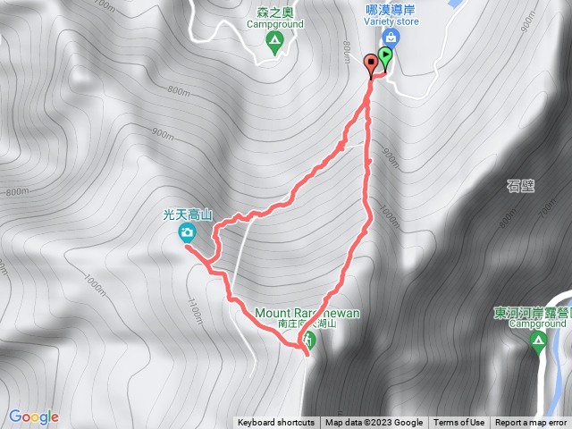向天湖上光天高山Y型