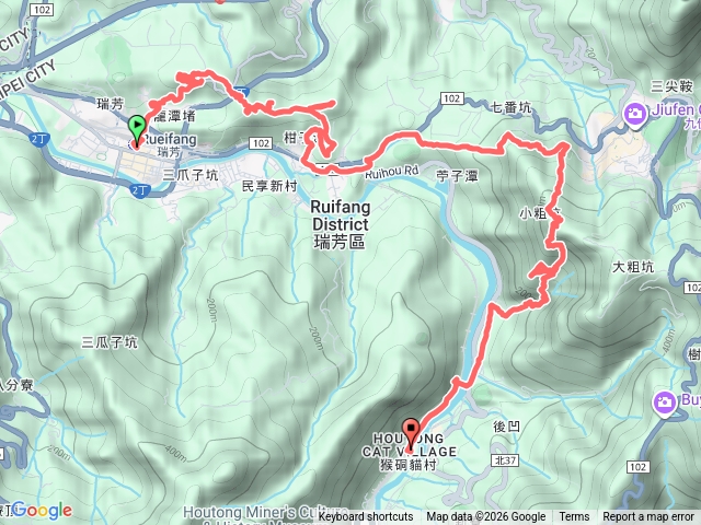 瑞芳四秀小粗坑古道出猴硐預覽圖