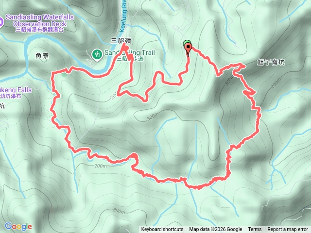 2026.03.07三貂石壁坑產道2K~頂坑山～大煙囪～新闢稜線路～新路尾溪畔古道～魚寮越嶺路～三貂煤礦0行