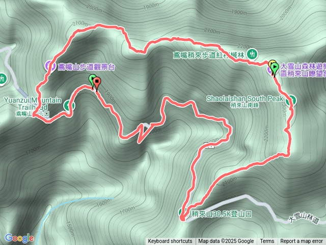 20251012鳶嘴（隧道口上）-稍來-稍來南峰-下30.5K-27.5k