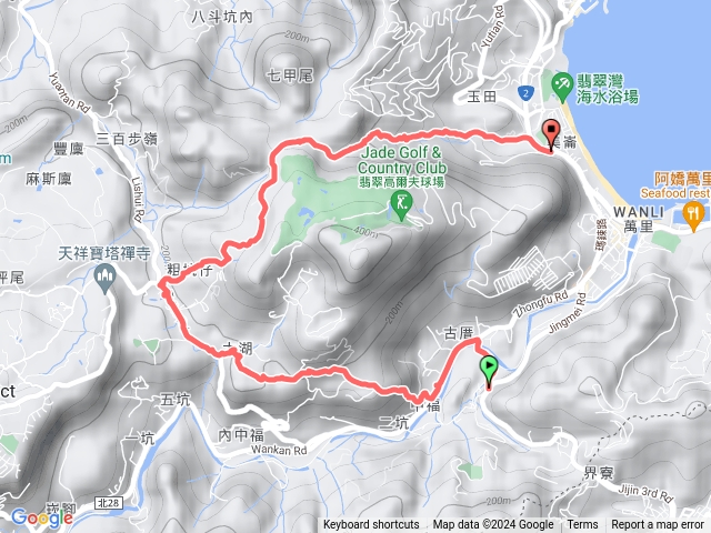 20240811大湖越嶺保甲路古道接玉田古道U型路線