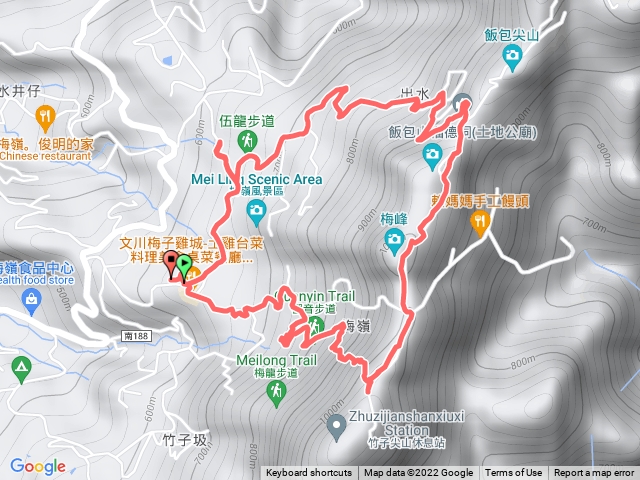 觀音步道-竹子尖山-伍龍步道