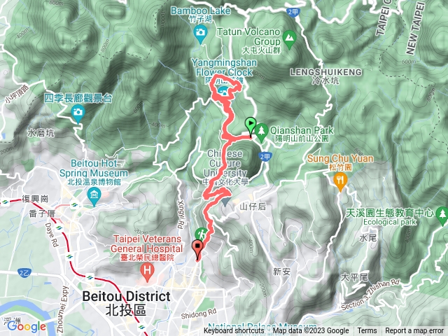 2023-1227-186: 紫明溪步道連走陽明四瀑