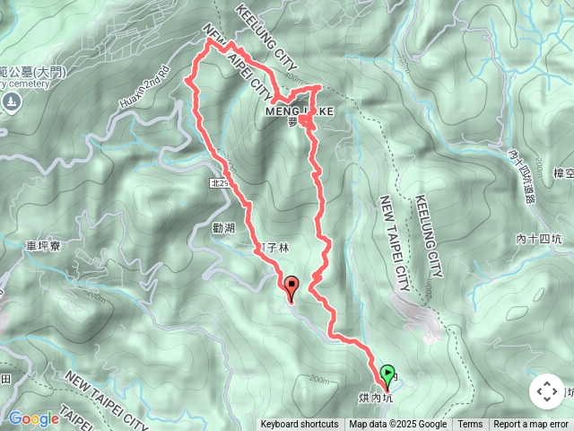 新山 夢湖 友蚋山南峰 O型