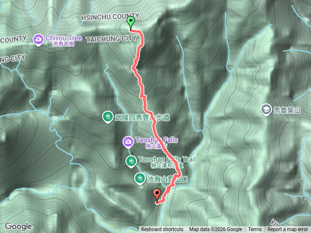 武陵四秀 桃山山屋-桃山登山口預覽圖