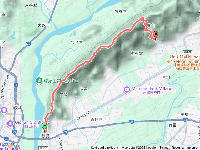 旗靈縱走預覽圖