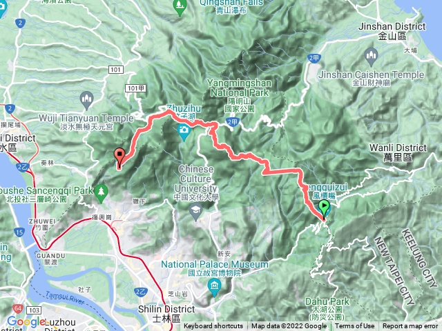 陽明山縱走切西瓜