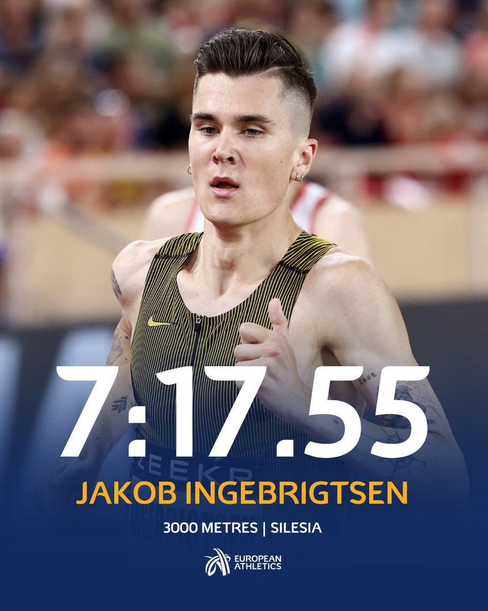 【話題】Jakob Ingebrigtsen 以 7 分 17 秒 55 打破高懸 28 年世界紀錄