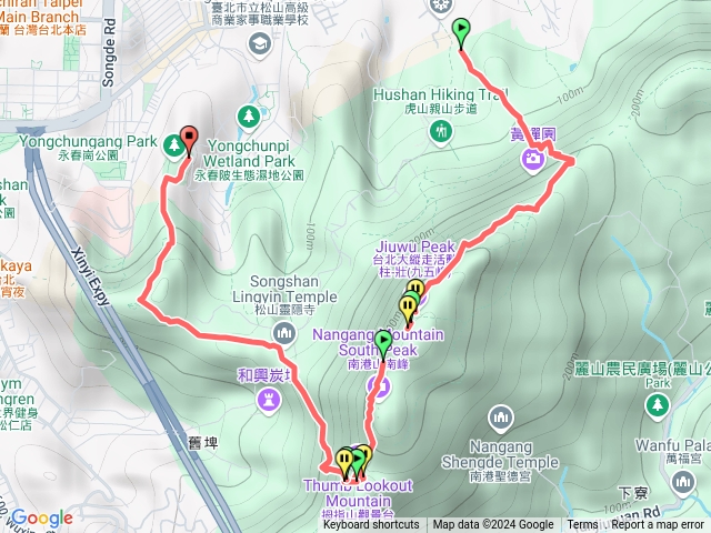 九五峰＋南港山＋拇指山預覽圖