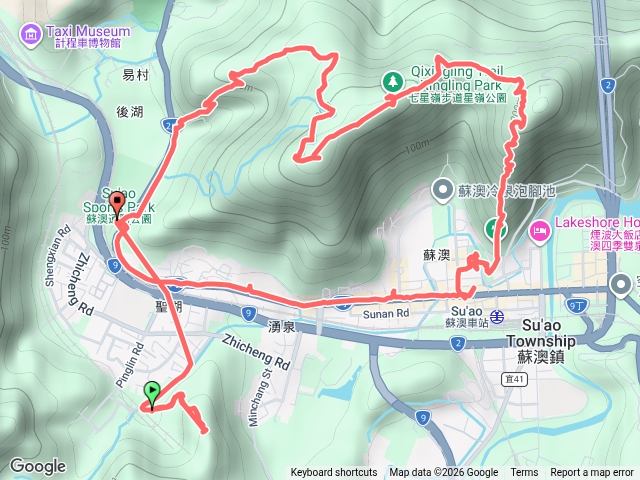 草鹿山、蘇澳山、七星嶺連走 O 型預覽圖