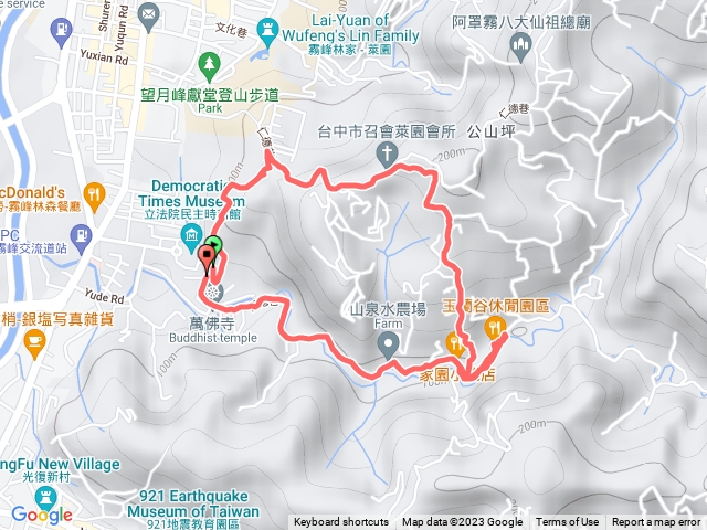 霧峰省議會中心瓏登山步道