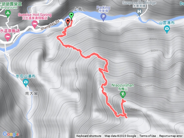 20230114鳥嘴山上島山