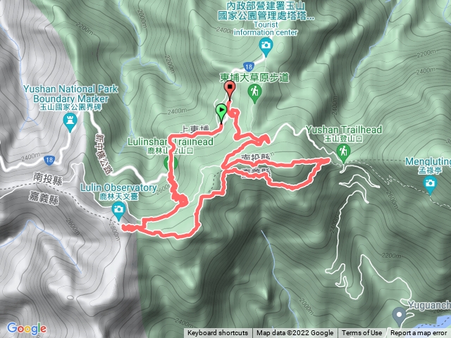 塔塔加三連峰+玉山黑森林