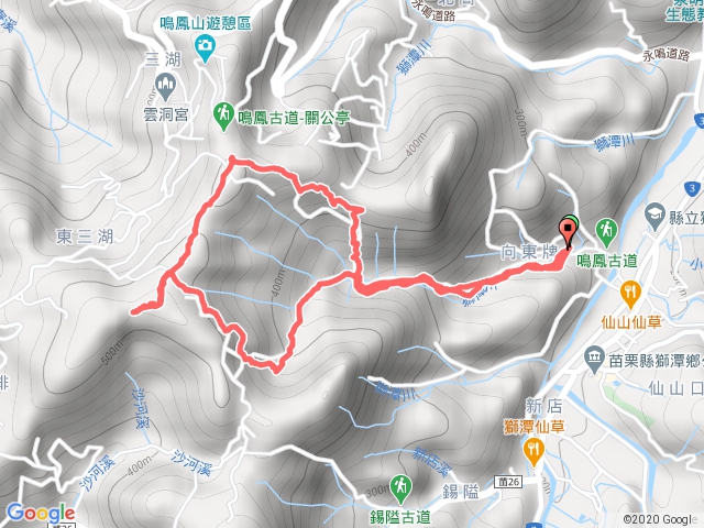 鳴鳳、南隘勇、綠色、延平古道(三湖山540m)
