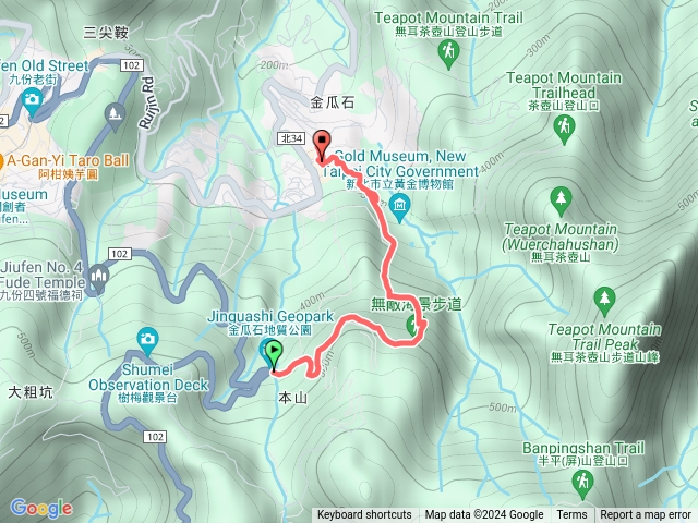 黃金盛典．金瓜石藝術縱走-太子賓館線