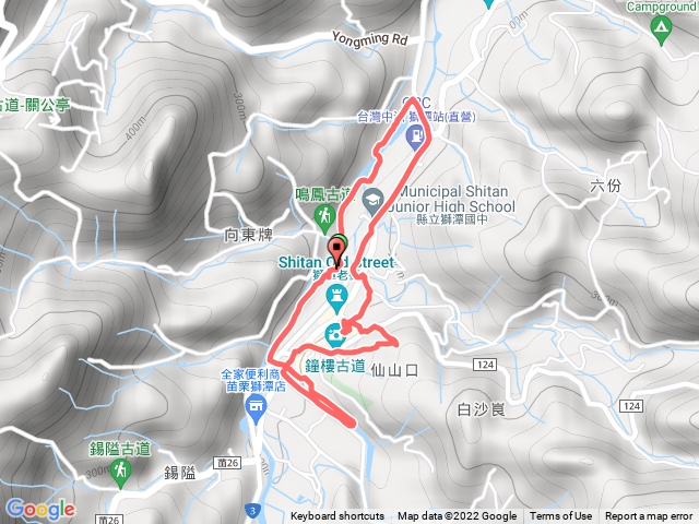 獅潭鐘樓古道護魚步道