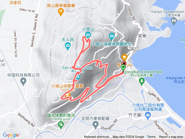高雄－臺灣百大必訪步道小崗山健行步道202404201357