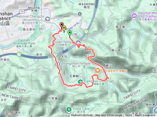 2026臺北大縱走臺北大縱走第七段：世界山莊至飛龍步道政大後山20260227140124