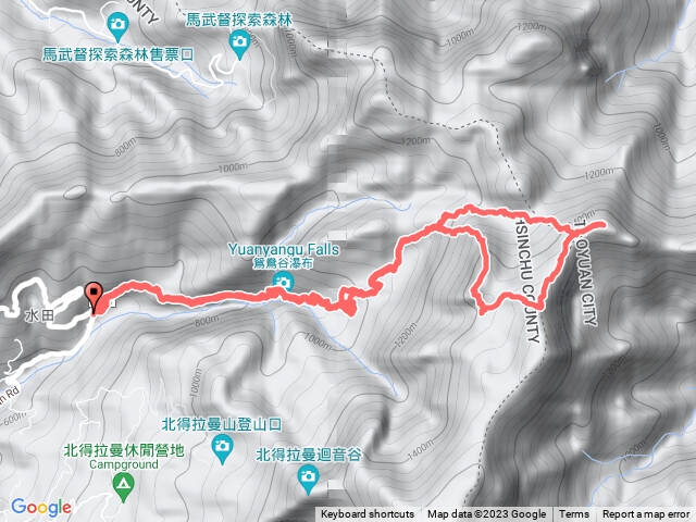 貴妃山+那結山P型縱走