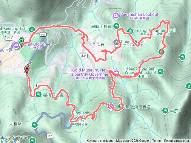 九份大縱走預覽圖