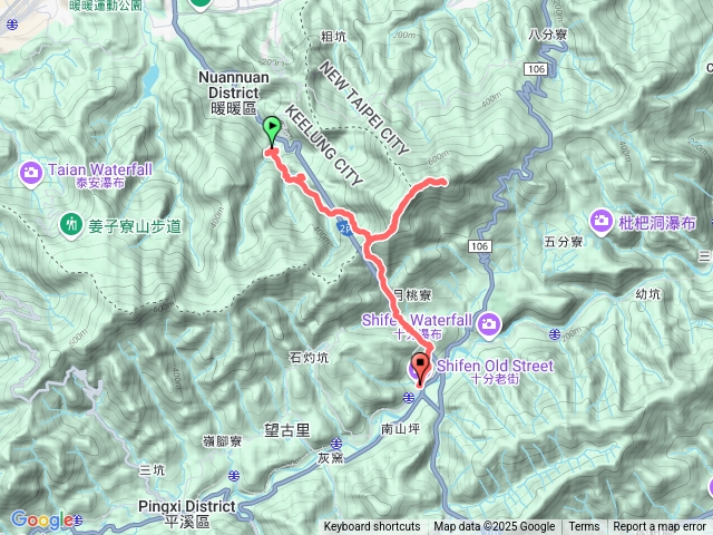 暖東峽谷上五分山下十分老街