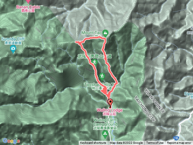 池有山桃山_池桃O型縱走_武陵四秀