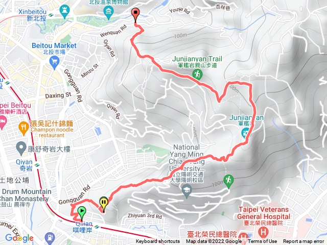 20211224北投軍艦岩縱走