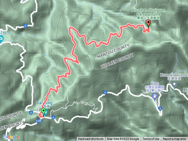 畢祿山兩天一夜Day1:820林道替代路起登到畢祿登山口