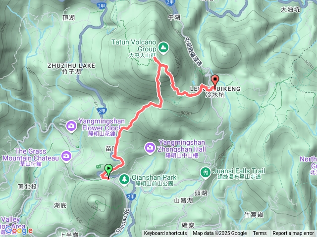 1140727-苗圃-七星山主峰-七星山東峰-冷水坑